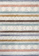 Faiza Moroccan Striped Geometric High-Low Runner Rug, 8 X 10