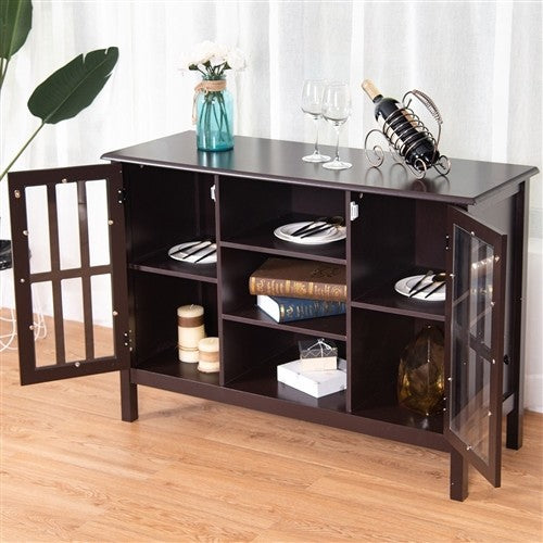 Attractive Brown Wood TV Stand