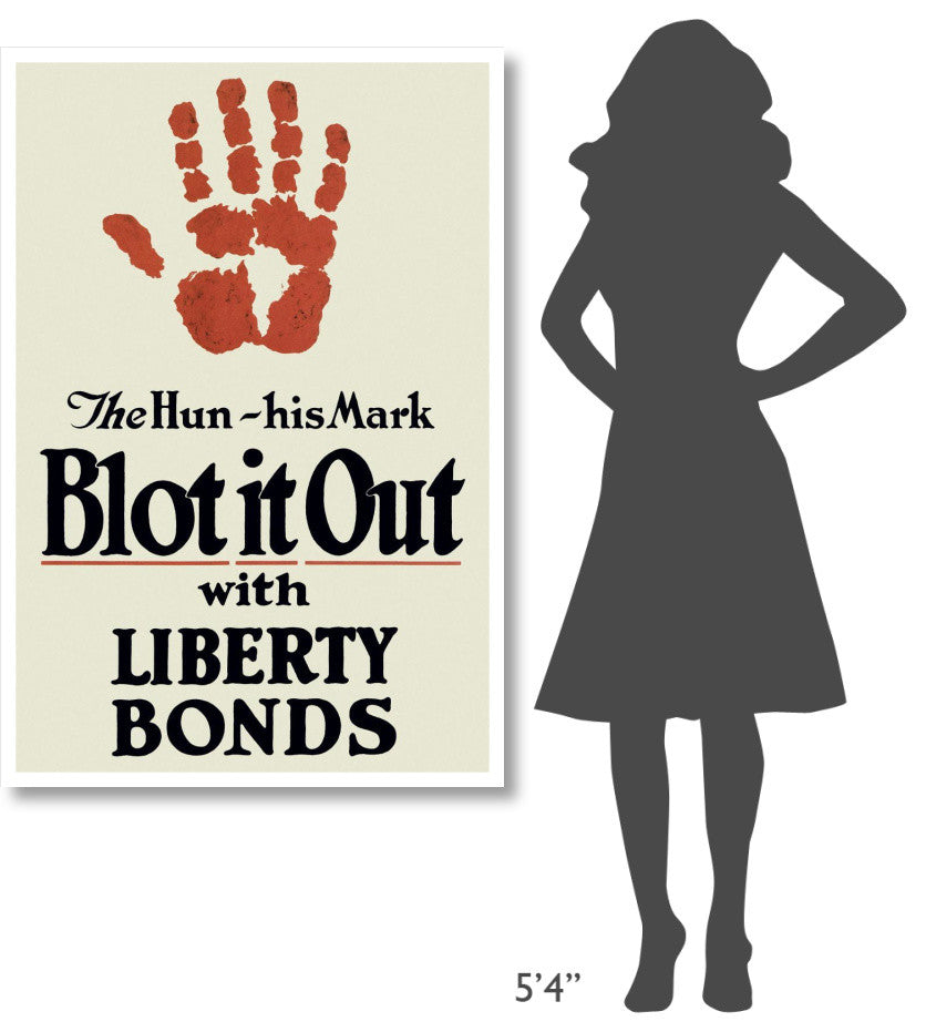 "WWI: Blot It Out" Digital Paper Print, 34"x50"