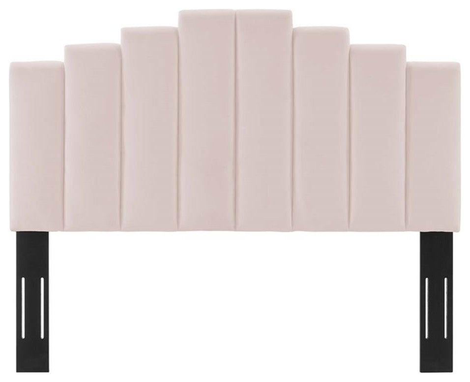 Noelle Performance Velvet King/California King Headboard Pink