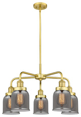 Innovations Cone 5 23" Chandelier Satin Gold