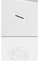 Hannah 67" Freestanding White Bathtub, Shiny White Drain and Overflow Trim