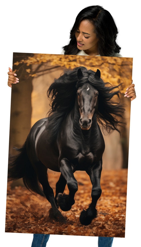A Brush with Freedom Rustic Photorealism Digital Artwork Loose Art Print, 24" X 36"