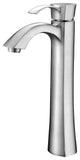 ANZZI Opus Series Deco-Glass Vessel Sink with Harmony Faucet, Brushed Nickel
