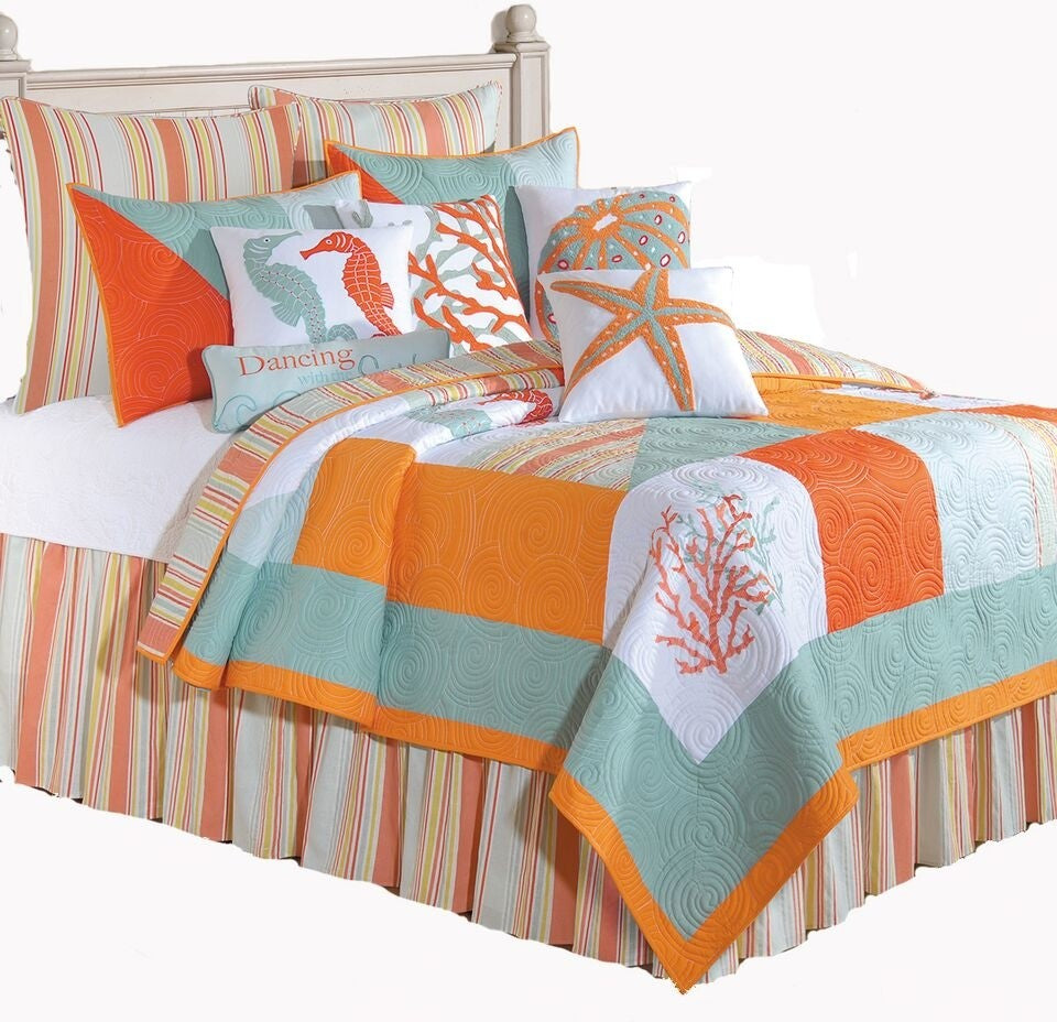 Fiesta Key Twin Quilt by C & F