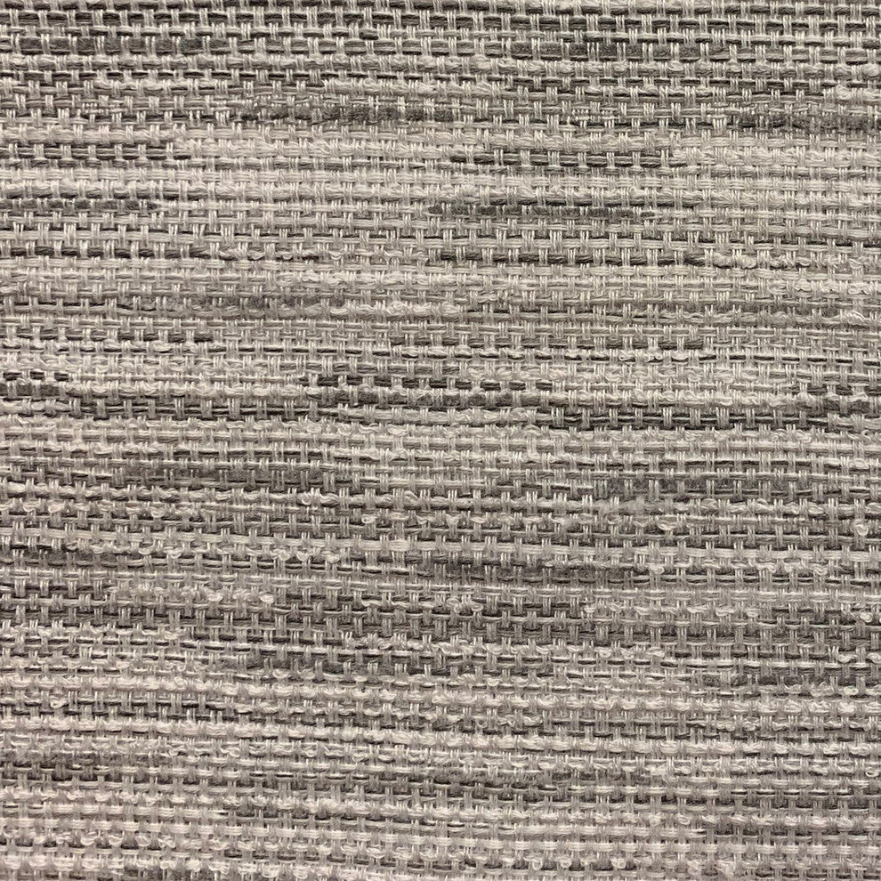Plutus Silver Lake Weave Silver Solid Outdoor/Indoor Pillow, 18"x18"