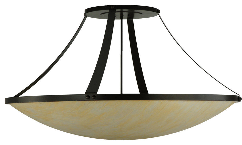 44W Urban Semi-Flushmount