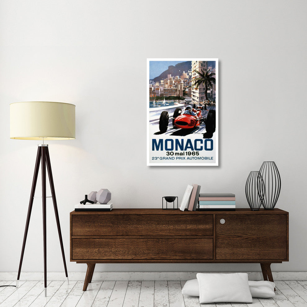 "Monaco Grand Prix 1965" Digital Paper Print by Michael Turner, 28"x42"