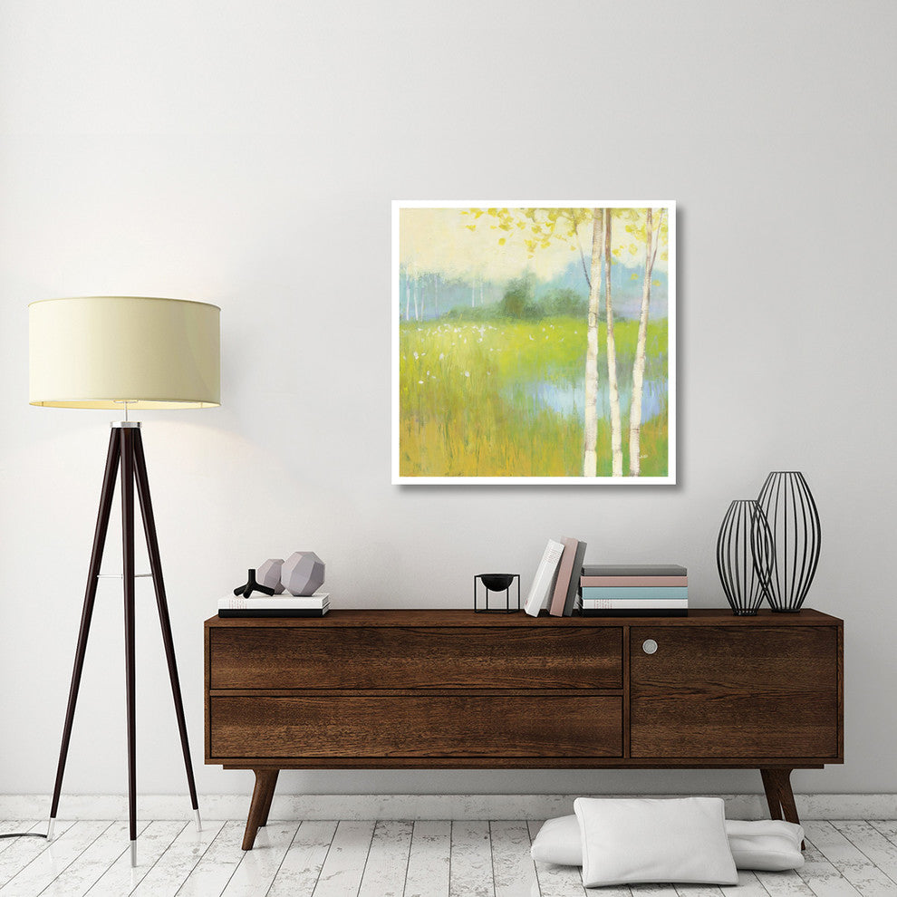 "Spring Fling II" Digital Paper Print by Julia Purinton, 38"x38"