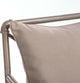GDF Studio Tallahassee Pipe Outdoor Adjustable Barstool, Gray and Brass