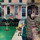 "Tidy and Sloppy Neighbors" Print on Canvas by John Falter