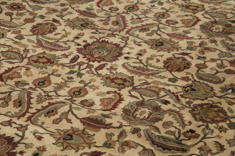 Rug N Carpet - Handmade Oriental 12' 2" x 17' 3" Large Oushak Area Rug