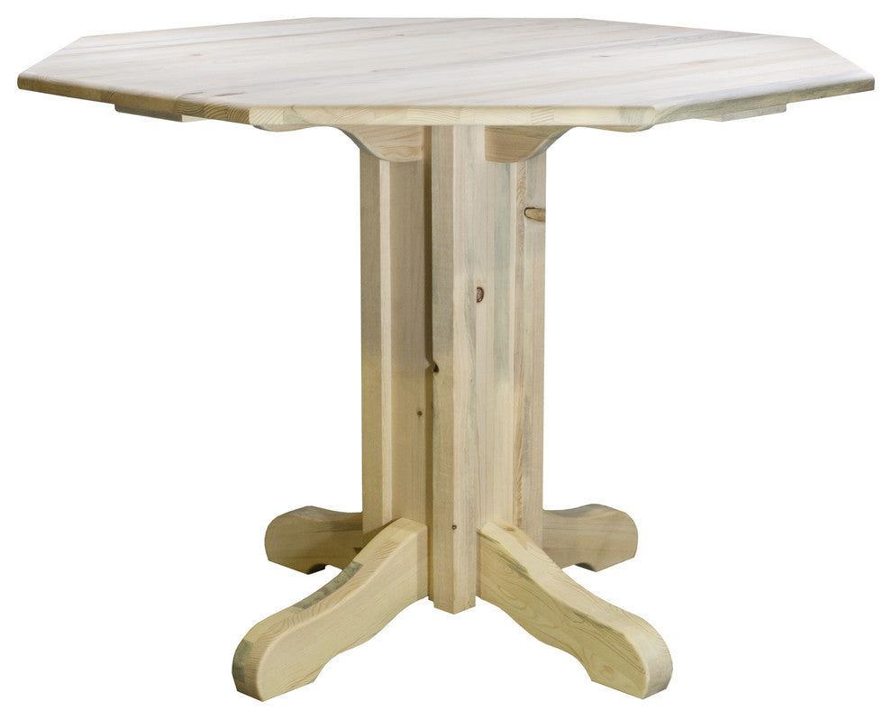 Homestead Counter Height Pub Table, Clear Lacquer Finish
