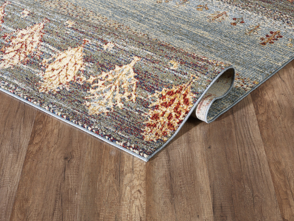 Abani Mesa MES140A Distressed Tree Print Area Rug