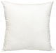 Parkland Collection Transitional Striped White Square 20" x 20" Pillow