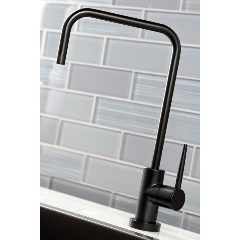 KS6190NYL New York Single-Handle Cold Water Filtration Faucet, Matte Black