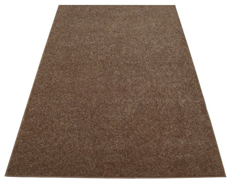 Furnish My Place Brown 3' x 26' Solid Color Rug Runner Made In Usa