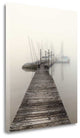 "Harbor Fog" By Nicholas Bell,Ready to Hang Giclee Print on Gallery Wrap Canvas