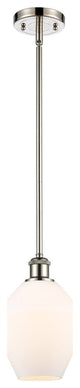 Innovations 516-1S-PN-G651-8-LED 1-Light Mini Pendant, Polished Nickel
