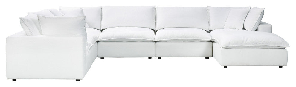Cali Pearl Modular Large Chaise Sectional