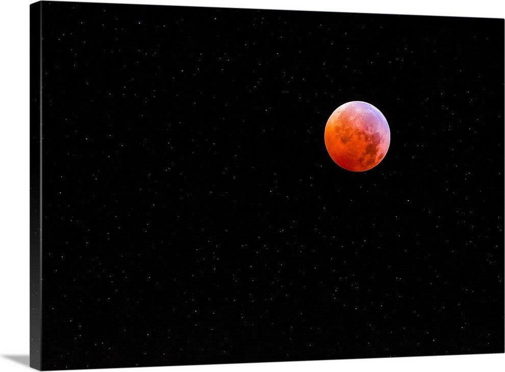 "Lunar Eclipse" Wrapped Canvas Art Print, 30"x22"x1.5"
