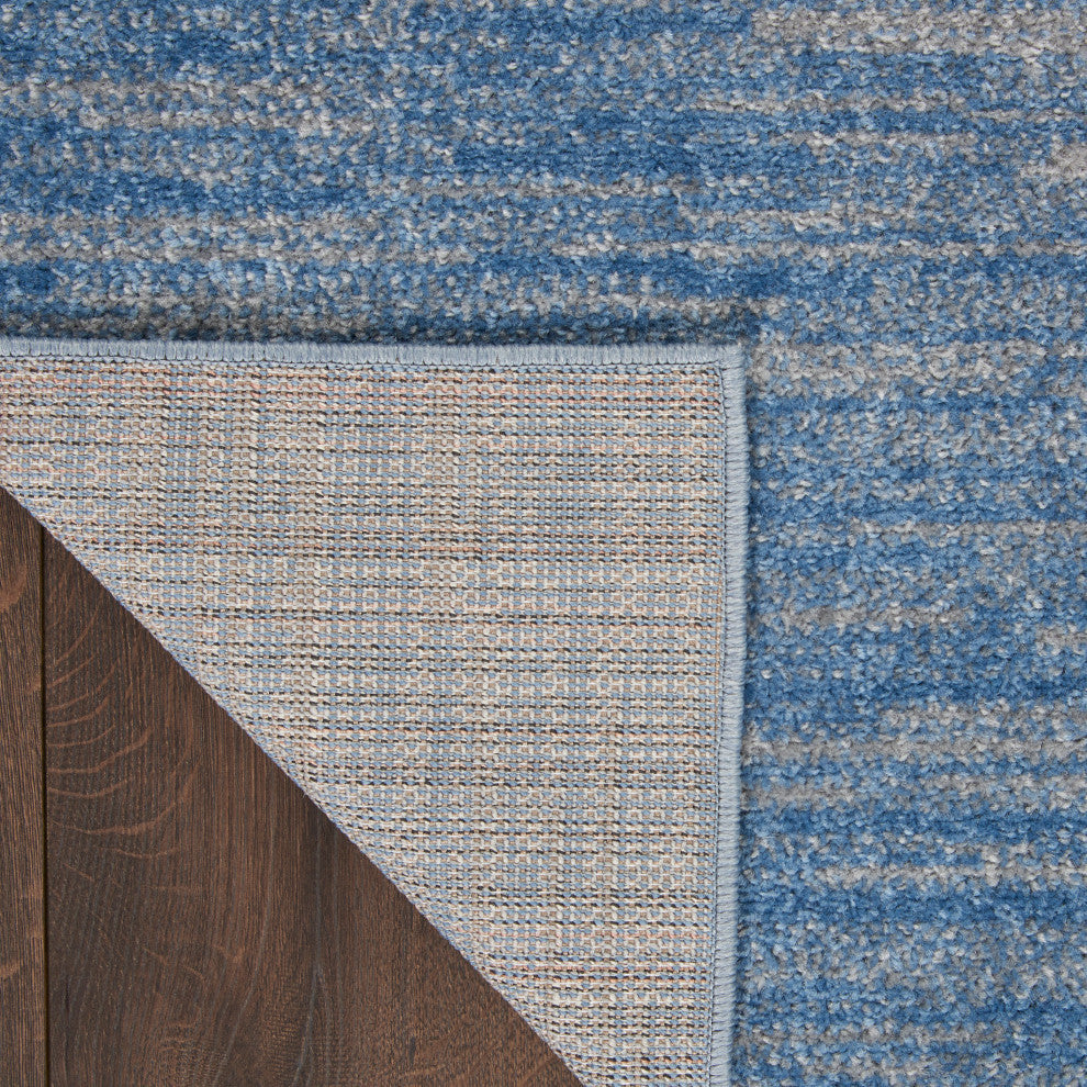 Nourison Essentials 2' x 4' Blue/Grey Outdoor Area Rug