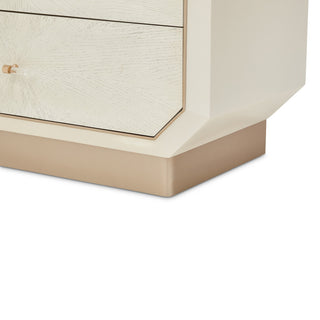 La Rachelle Display Cabinet with LED Lighting - Champagne