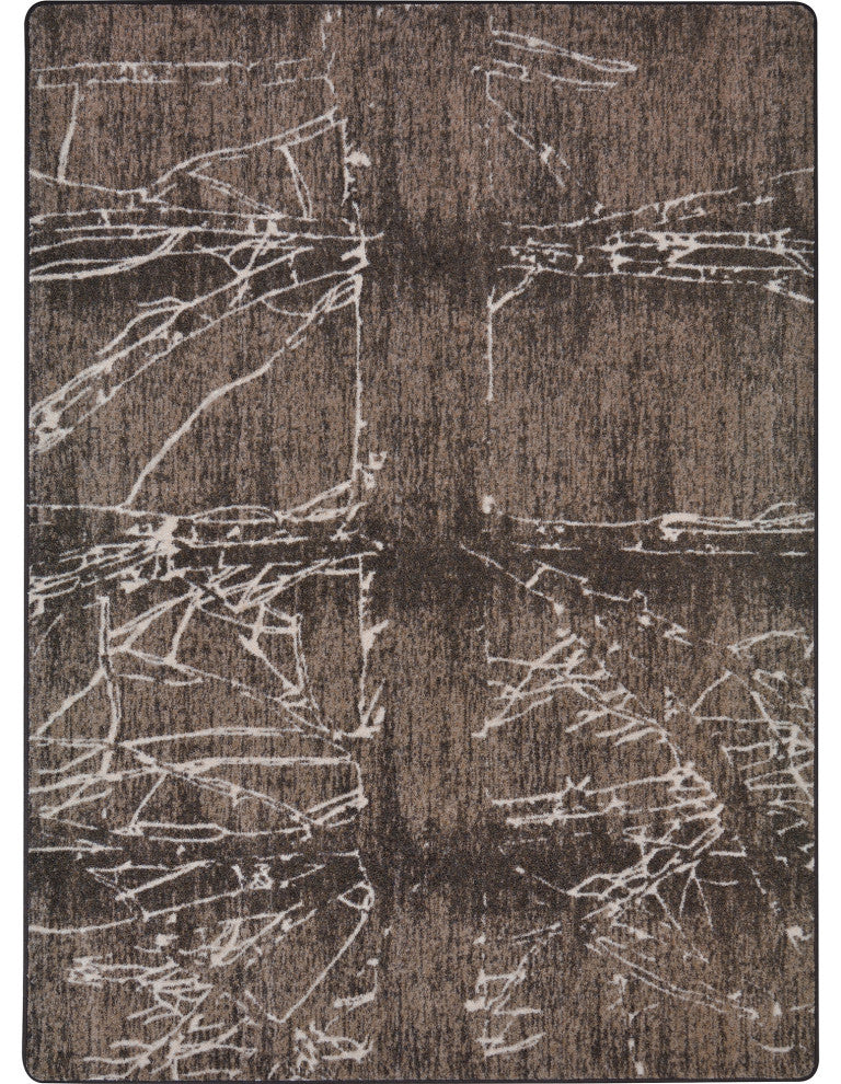 Fractured Umber Rug, 3'10" X 5'4"