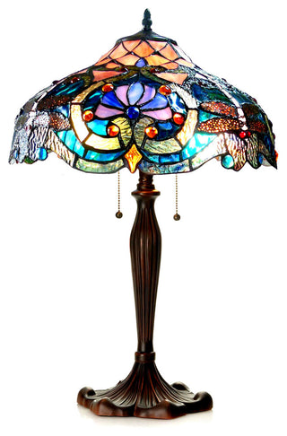 Lydia 2-Light Victorian Table Lamp