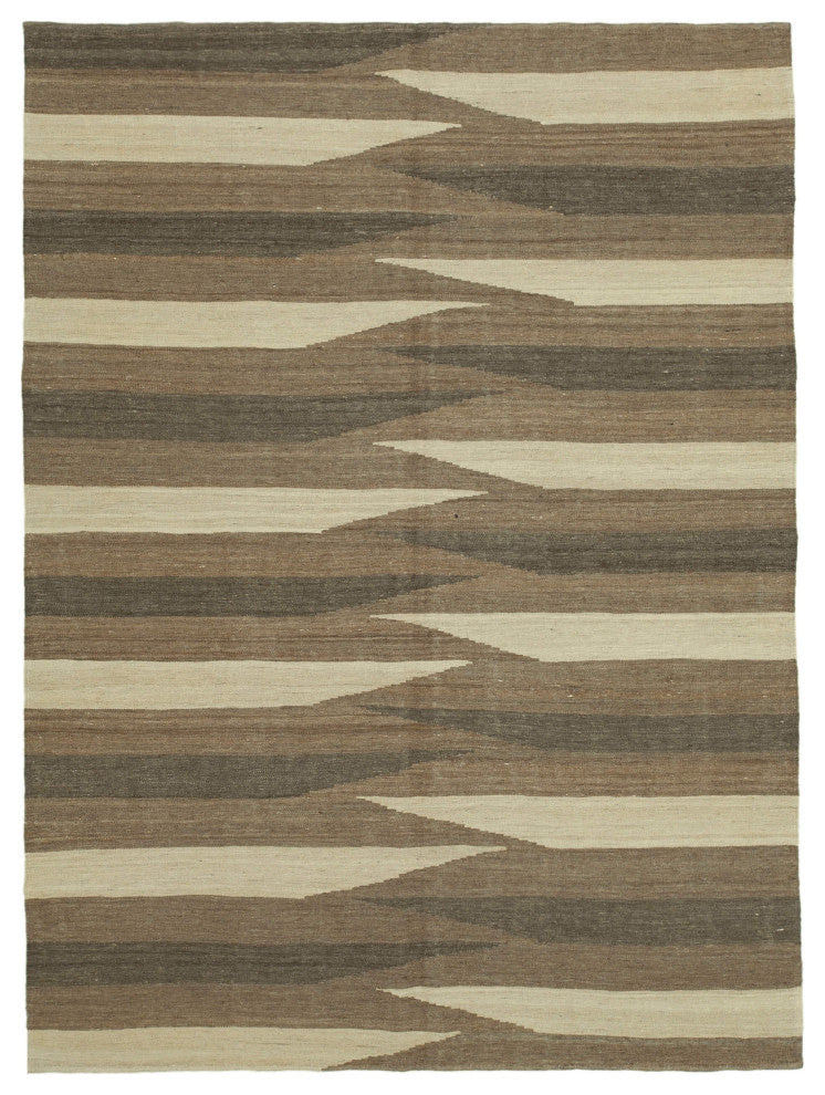 Rug N Carpet - Hand-knotted Oriental 5' 10'' x 7' 10'' Flatweave Wool Kilim Rug
