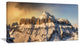 "Dramatic Overcast Sky Over Alps" Landscape Wall Art, 1 Panel, 60"x28"