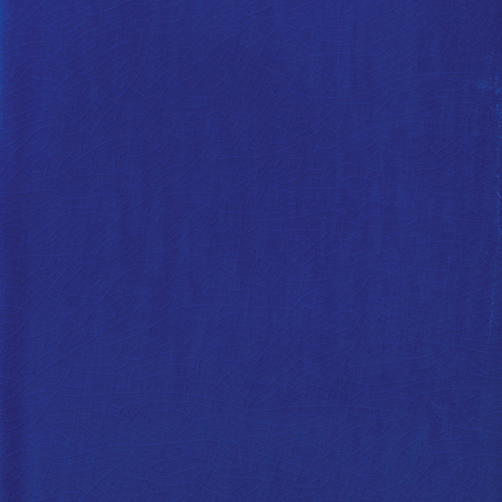 Porto Ceramic Indoor/Outdoor Side Table, Cobalt Blue, Large