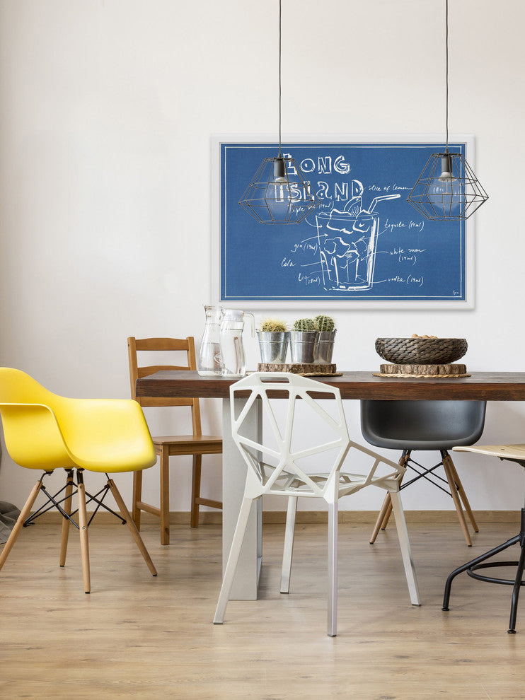 "Long Island Patented" Framed Painting Print, 30"x20"