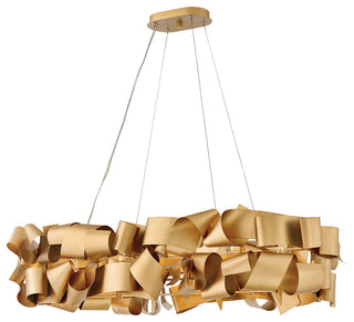 Fredrick Ramond Delfina Large Six Light Linear, Deluxe Gold