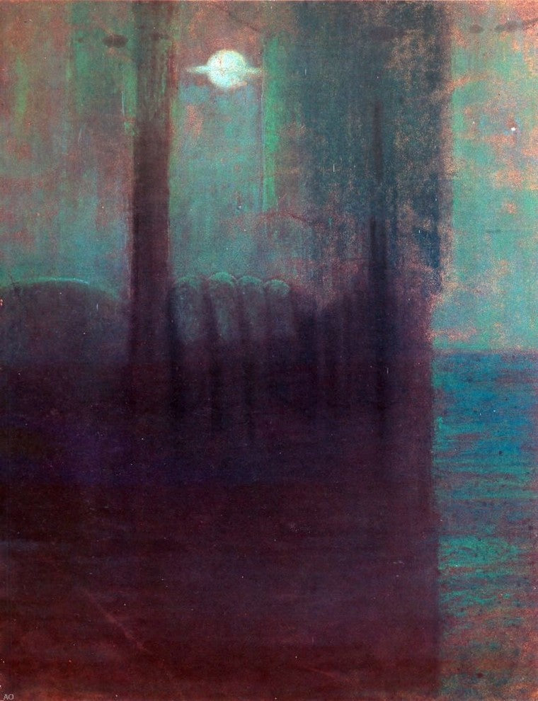 Mikalojus Ciurlionis Night, 21"x28" Gallery Wrapped Canvas Print
