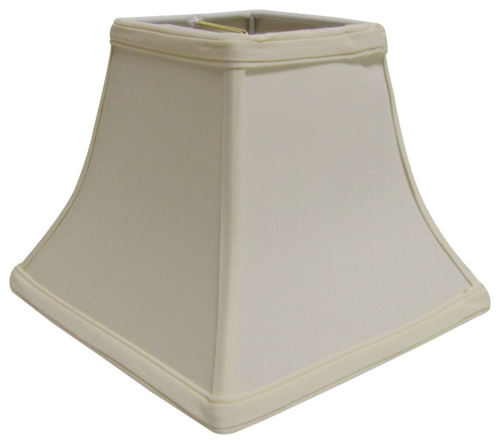 10" Ivory Square Bell No Slub Lampshade
