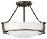 Hinkley Lighting 3220 Hathaway 3 Light 16"W Semi-Flush Bowl - Olde Bronze /