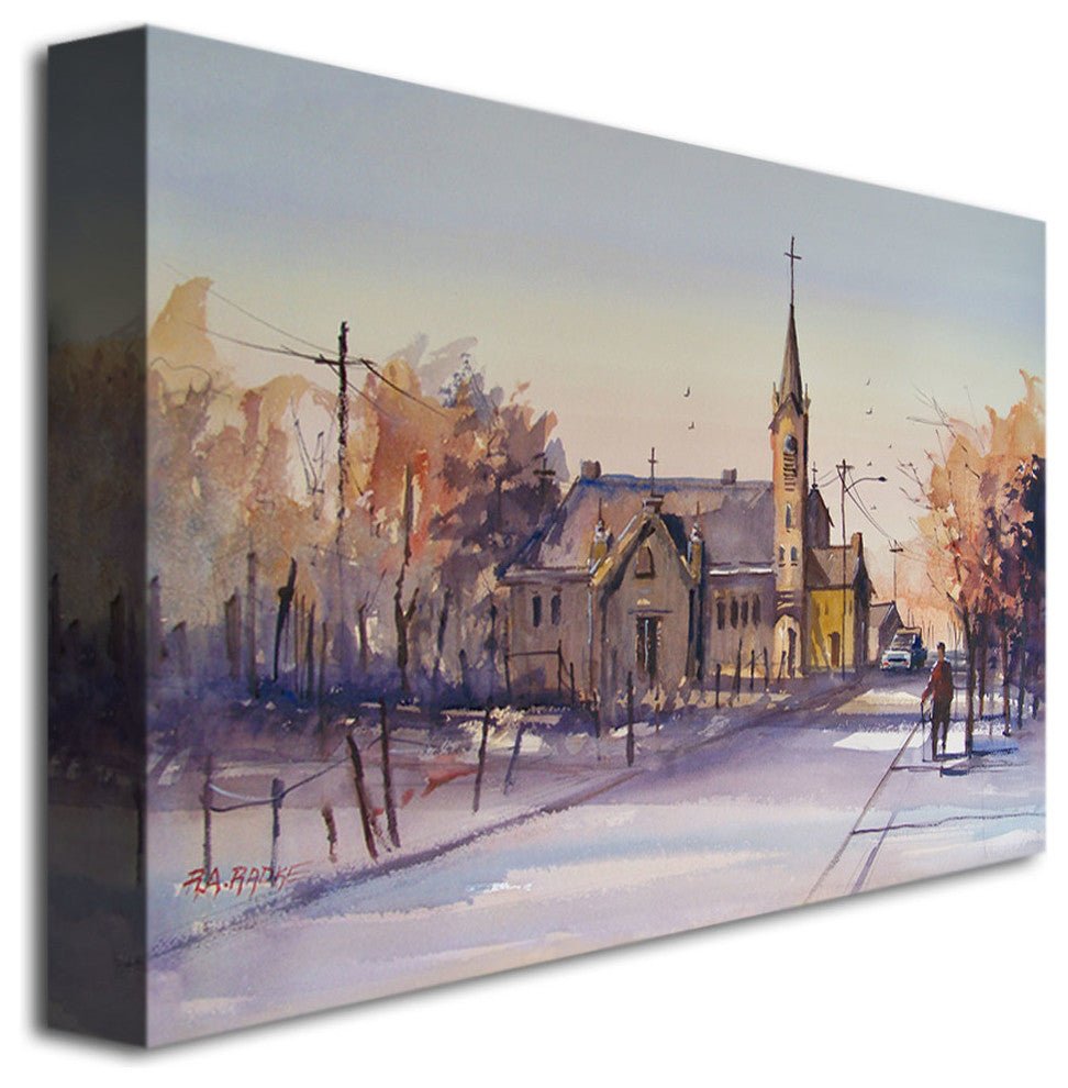 'Autumn Stroll in Kaukauna' Canvas Art by Ryan Radke