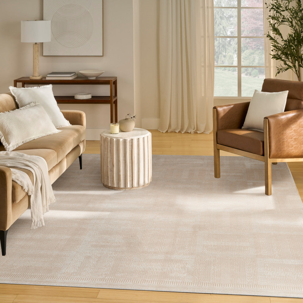 Nourison Nordic 8' x 10' Taupe Modern Indoor Rug