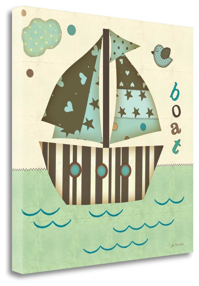 "Boat East" By Jo Moulton, Giclee Print on Gallery Wrap Canvas, Ready to Hang