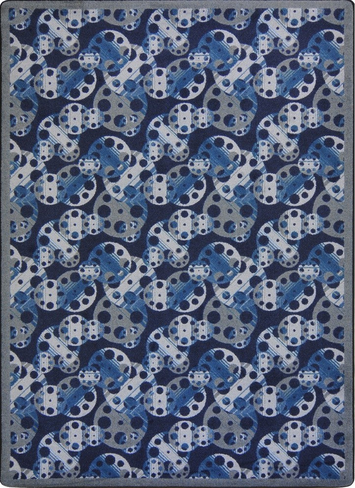 Any Day Matinee Rug, Reeling, Slate, 3'10"x5'4"
