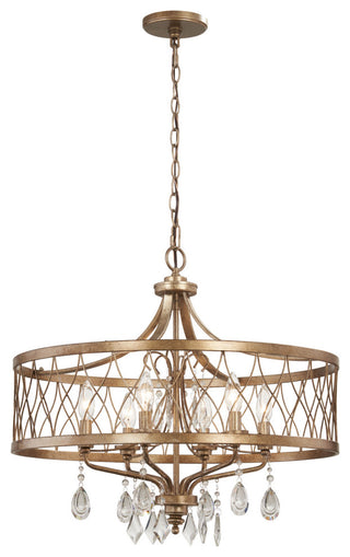 Minka Lavery West Liberty 6 Light Chandelier, Olympus Gold