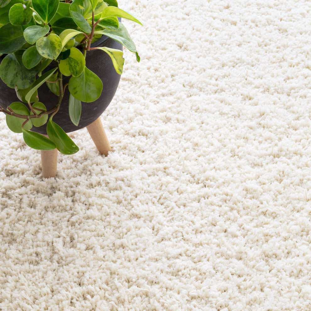 Dash & Albert Kodiak Ivory Handwoven Microfiber Performance Rug, Ivory, 8' x 10'