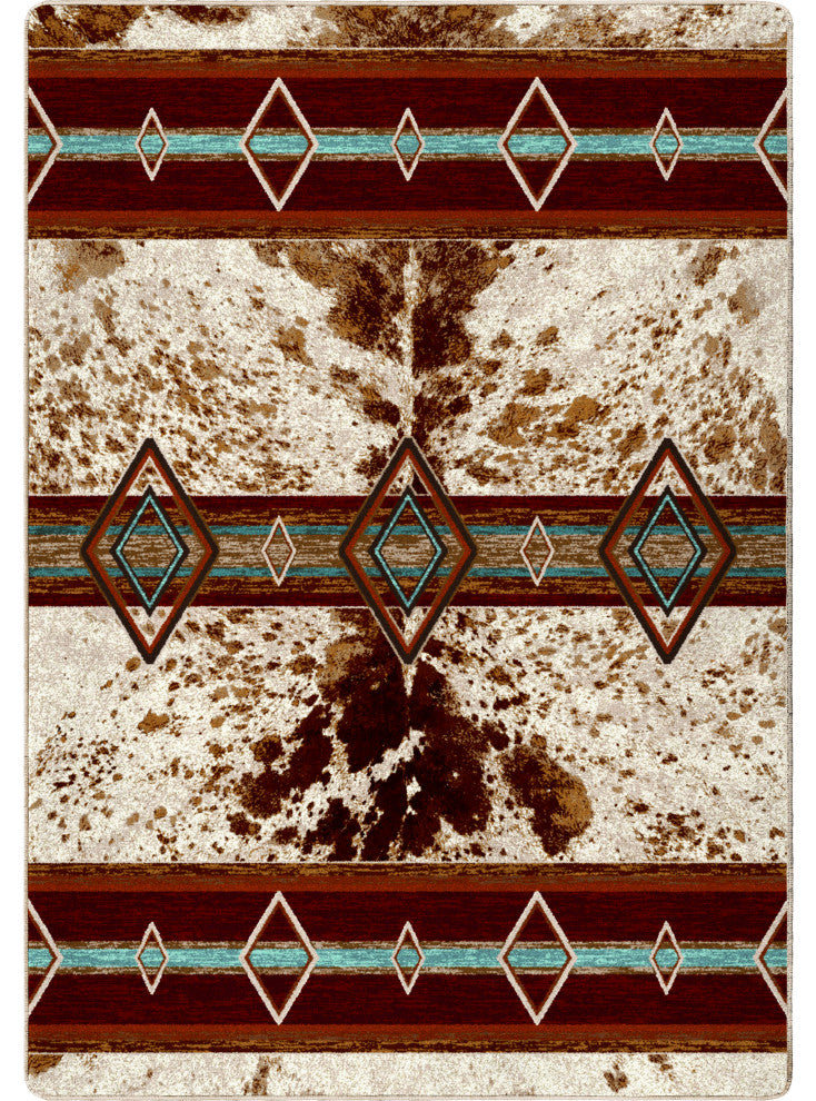 Fire Hide, Browns, 4'x5'