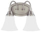 Generation Lighting Lighting 2-Light Holman Sconce, Brushed Nickel