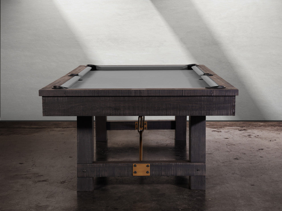Isaac Pool Table Distressed Black, 8