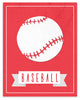 Sport Balls: Baseball Paper Print, 11"x14"