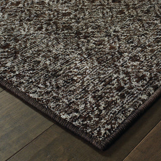 Aegina Diamonds Black/Gray Area Rug, 3'3"x5'2"