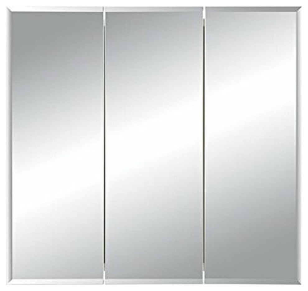 Jensen 255236 Horizon Beveled Edge 3-Pane 36" Mirror Medicine Cabinet