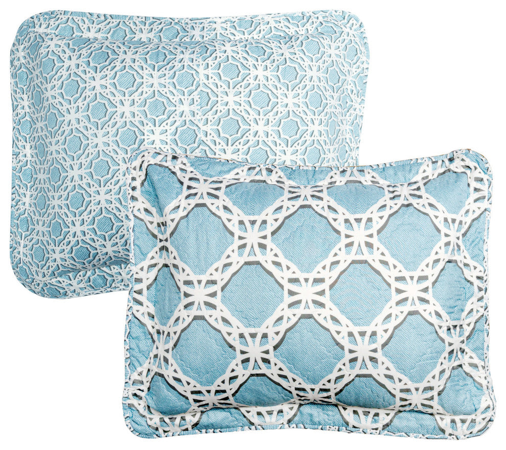 Monroe Quilted 7 Piece Bed Spread Set, Monroe, Queen